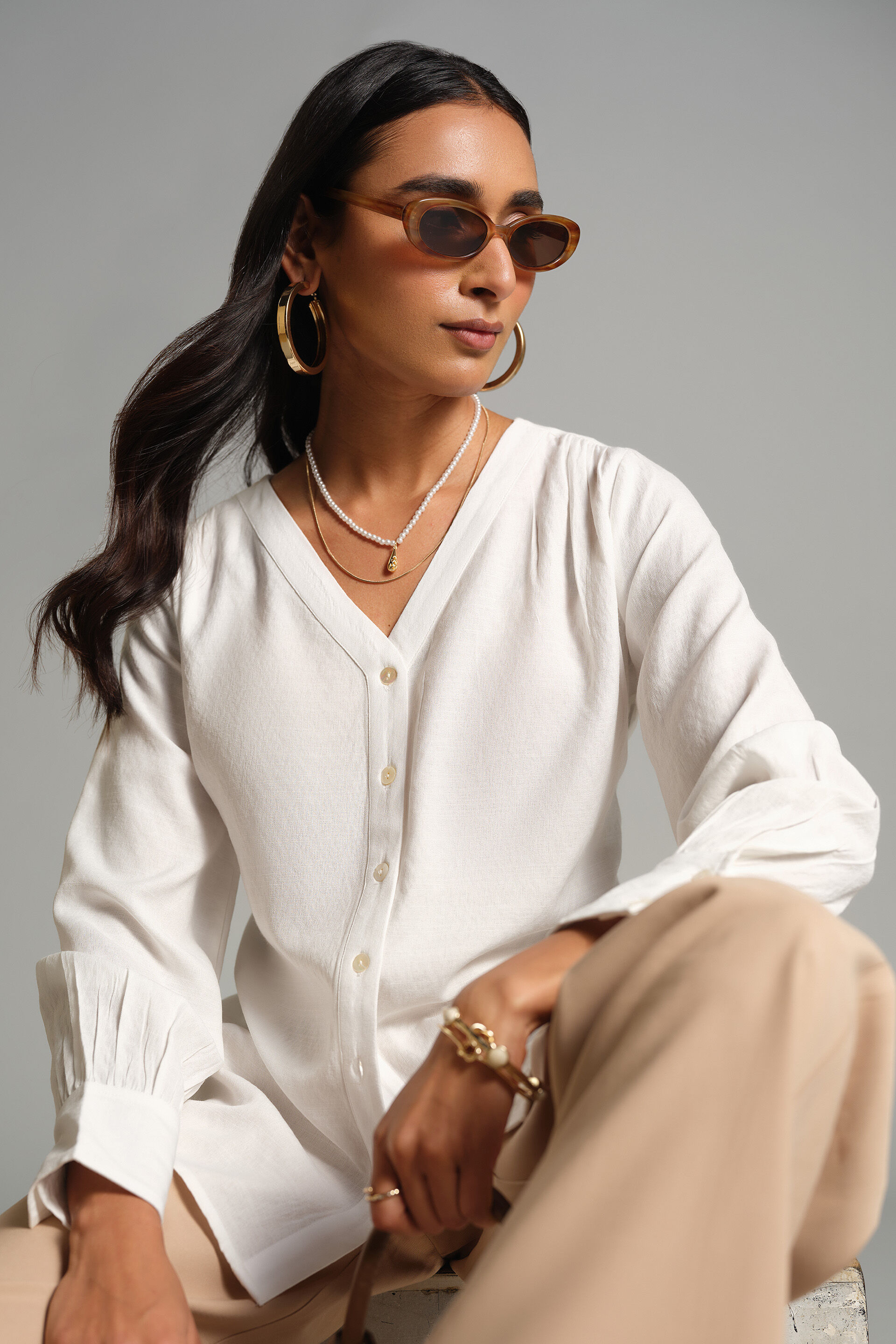 Timeless White Top, White, image 2